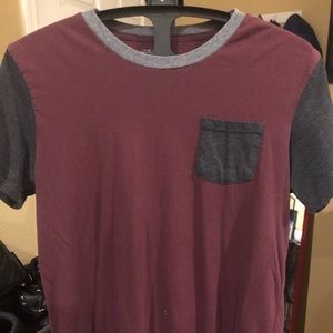 Blue crown tri-color short sleeve tee